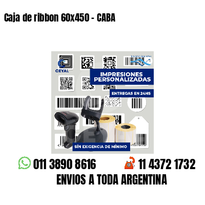 Caja de ribbon 60x450 - CABA