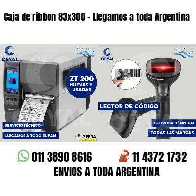 Caja de ribbon 83x300 - Llegamos a toda Argentina