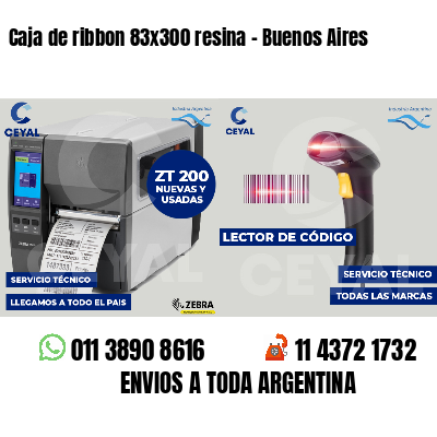 Caja de ribbon 83x300 resina - Buenos Aires