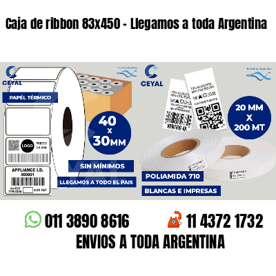 Caja de ribbon 83x450 - Llegamos a toda Argentina