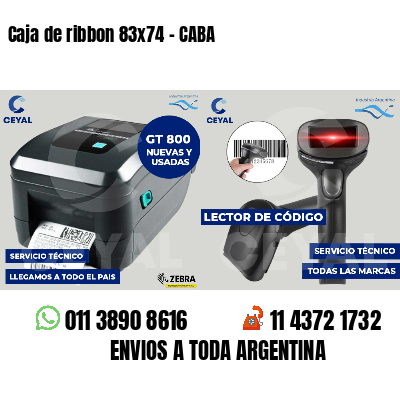Caja de ribbon 83x74 - CABA