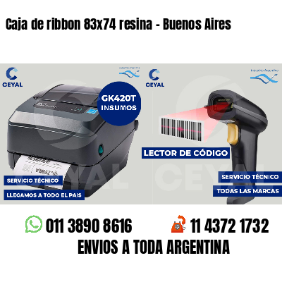 Caja de ribbon 83x74 resina - Buenos Aires
