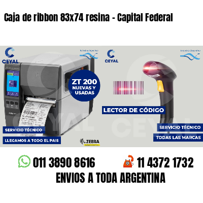 Caja de ribbon 83x74 resina - Capital Federal
