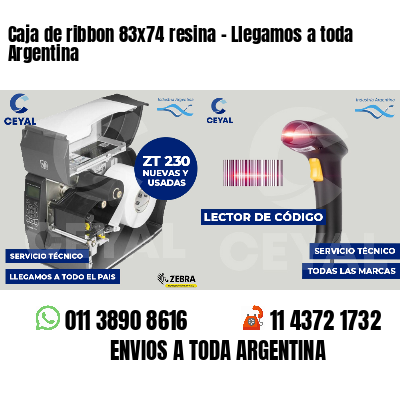 Caja de ribbon 83x74 resina - Llegamos a toda Argentina
