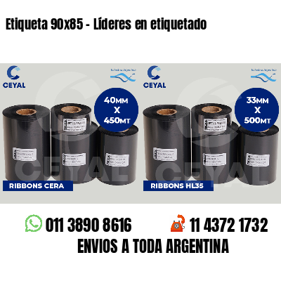 Etiqueta 90x85 - Líderes en etiquetado