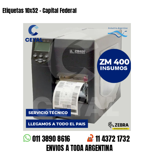 Etiquetas 10×52 – Capital Federal