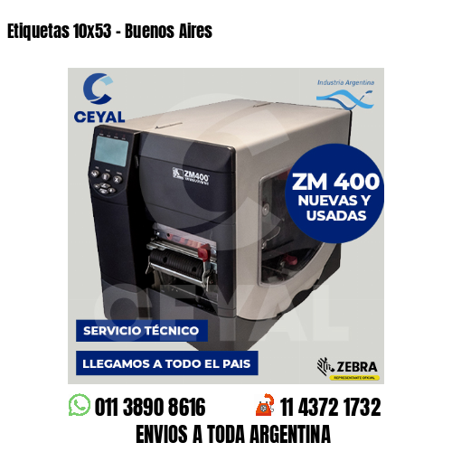 Etiquetas 10×53 – Buenos Aires
