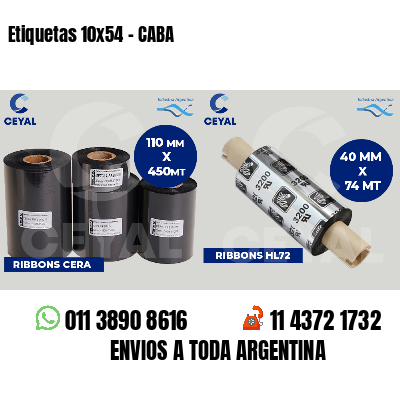 Etiquetas 10x54 - CABA