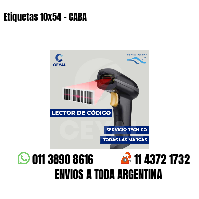 Etiquetas 10x54 - CABA