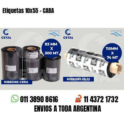 Etiquetas 10x55 - CABA