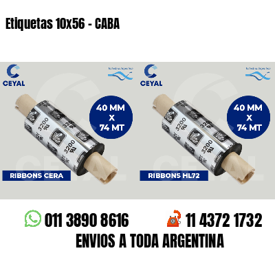 Etiquetas 10x56 - CABA