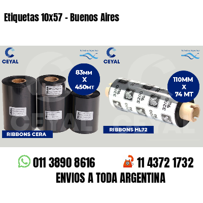 Etiquetas 10x57 - Buenos Aires