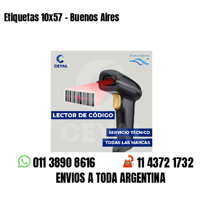 Etiquetas 10x57 - Buenos Aires