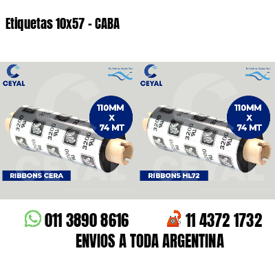 Etiquetas 10x57 - CABA