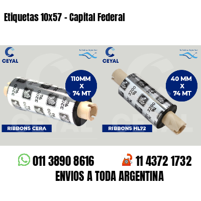 Etiquetas 10x57 - Capital Federal