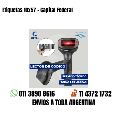 Etiquetas 10x57 - Capital Federal