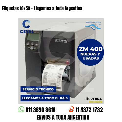Etiquetas 10×59 – Llegamos a toda Argentina