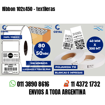 Ribbon 102x450 - textileras