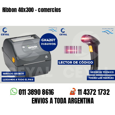 Ribbon 40x300 - comercios