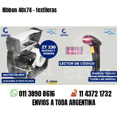 Ribbon 40x74 - textileras