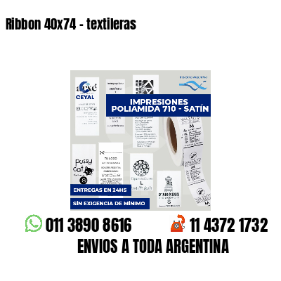 Ribbon 40x74 - textileras