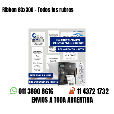 Ribbon 83x300 - Todos los rubros
