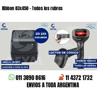 Ribbon 83x450 - Todos los rubros
