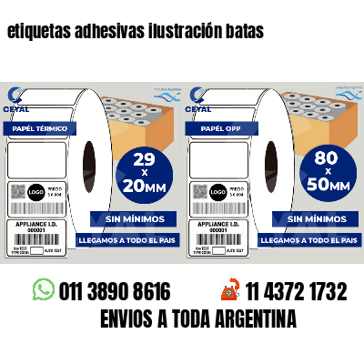 etiquetas adhesivas ilustración batas