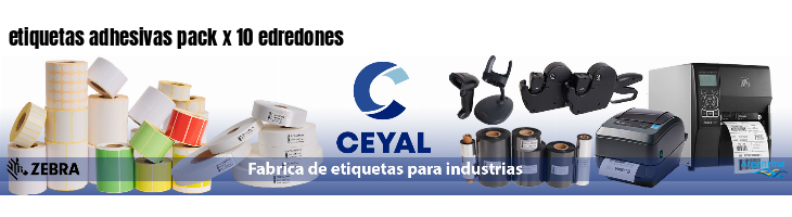 etiquetas adhesivas pack x 10 edredones
