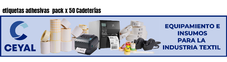 etiquetas adhesivas  pack x 50 Cadeterías