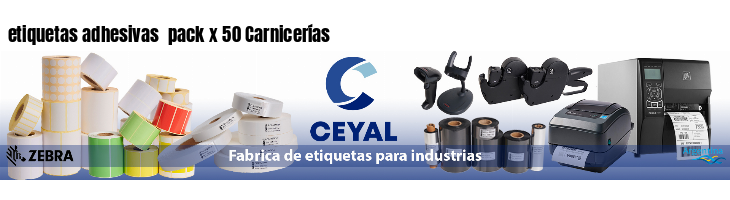 etiquetas adhesivas  pack x 50 Carnicerías