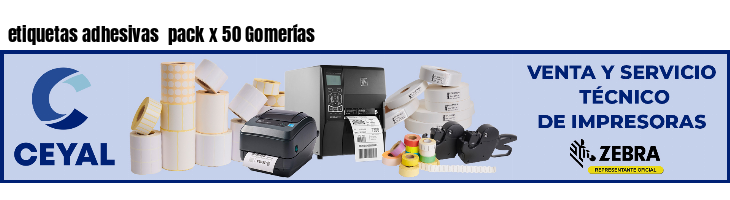 etiquetas adhesivas pack x 50 Gomerías