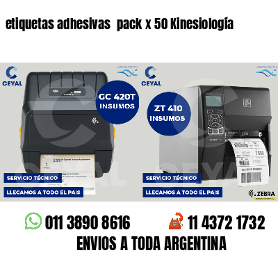 etiquetas adhesivas  pack x 50 Kinesiología