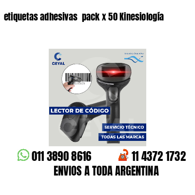 etiquetas adhesivas  pack x 50 Kinesiología