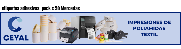 etiquetas adhesivas  pack x 50 Mercerías