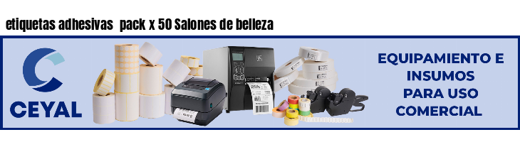 etiquetas adhesivas pack x 50 Salones de belleza