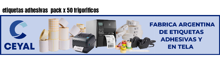 etiquetas adhesivas  pack x 50 frigorificos