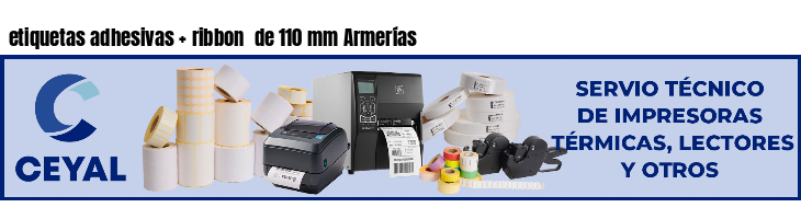 etiquetas adhesivas ribbon de 110 mm Armerías