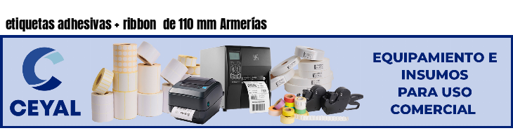 etiquetas adhesivas ribbon de 110 mm Armerías