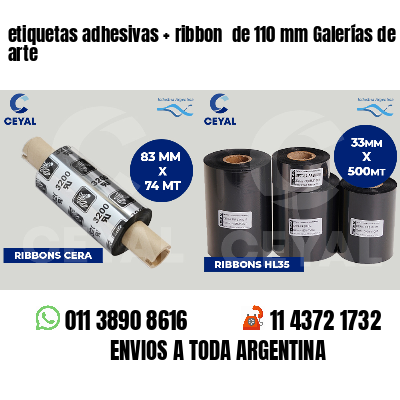 etiquetas adhesivas ribbon de 110 mm Galerías de arte