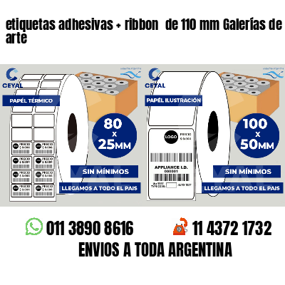etiquetas adhesivas ribbon de 110 mm Galerías de arte