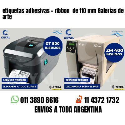 etiquetas adhesivas ribbon de 110 mm Galerías de arte