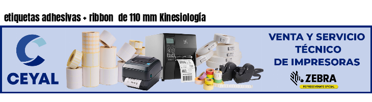 etiquetas adhesivas ribbon de 110 mm Kinesiología