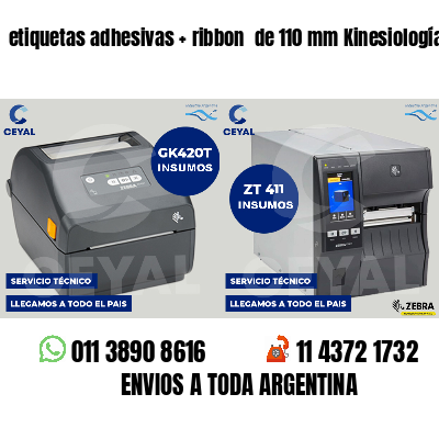 etiquetas adhesivas   ribbon  de 110 mm Kinesiología