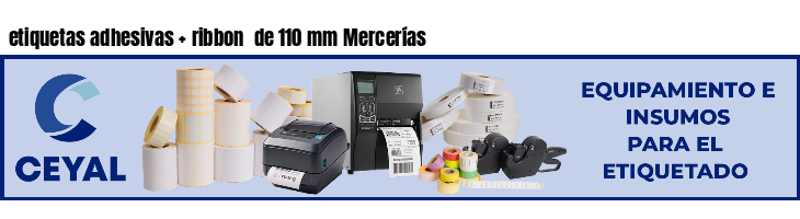 etiquetas adhesivas   ribbon  de 110 mm Mercerías