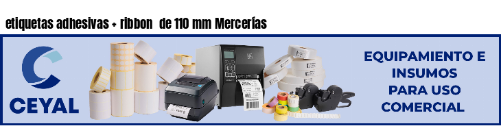 etiquetas adhesivas   ribbon  de 110 mm Mercerías