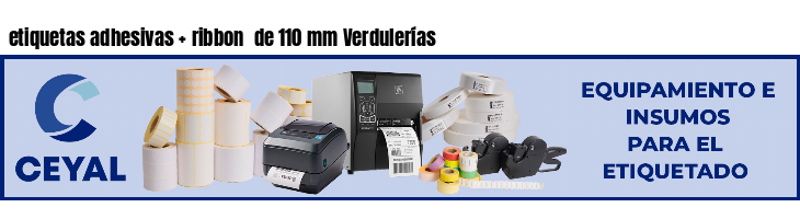 etiquetas adhesivas ribbon de 110 mm Verdulerías