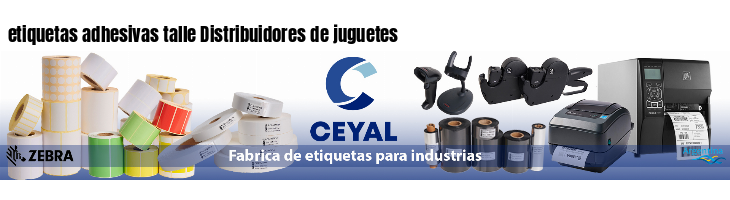 etiquetas adhesivas talle Distribuidores de juguetes