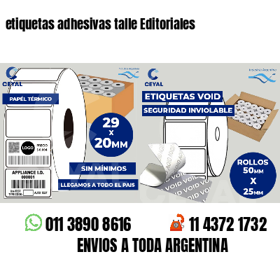 etiquetas adhesivas talle Editoriales