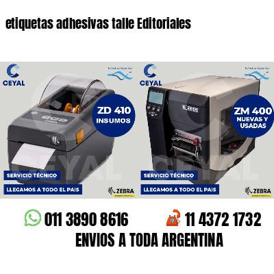 etiquetas adhesivas talle Editoriales